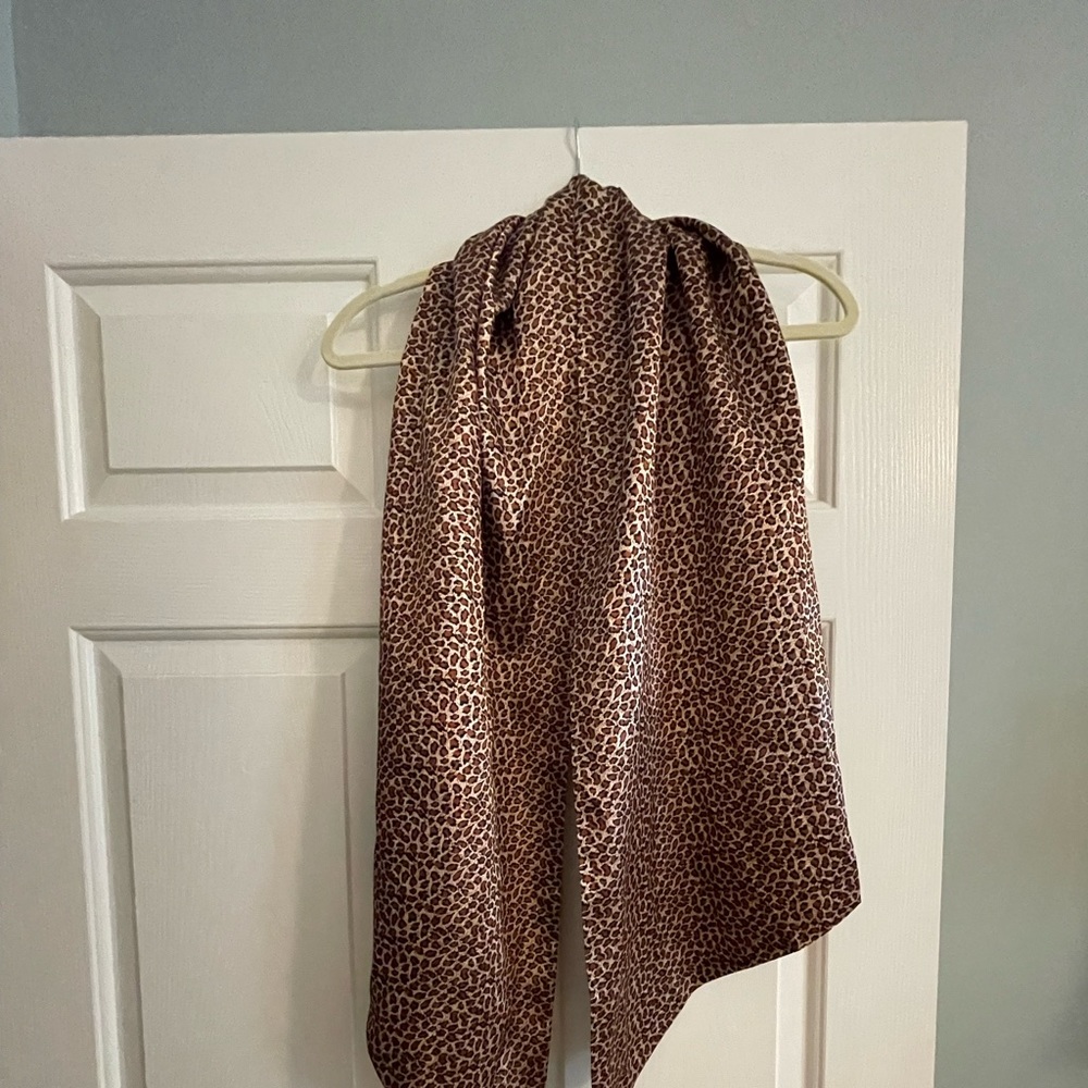Dennis Basso Animal Print Scarf